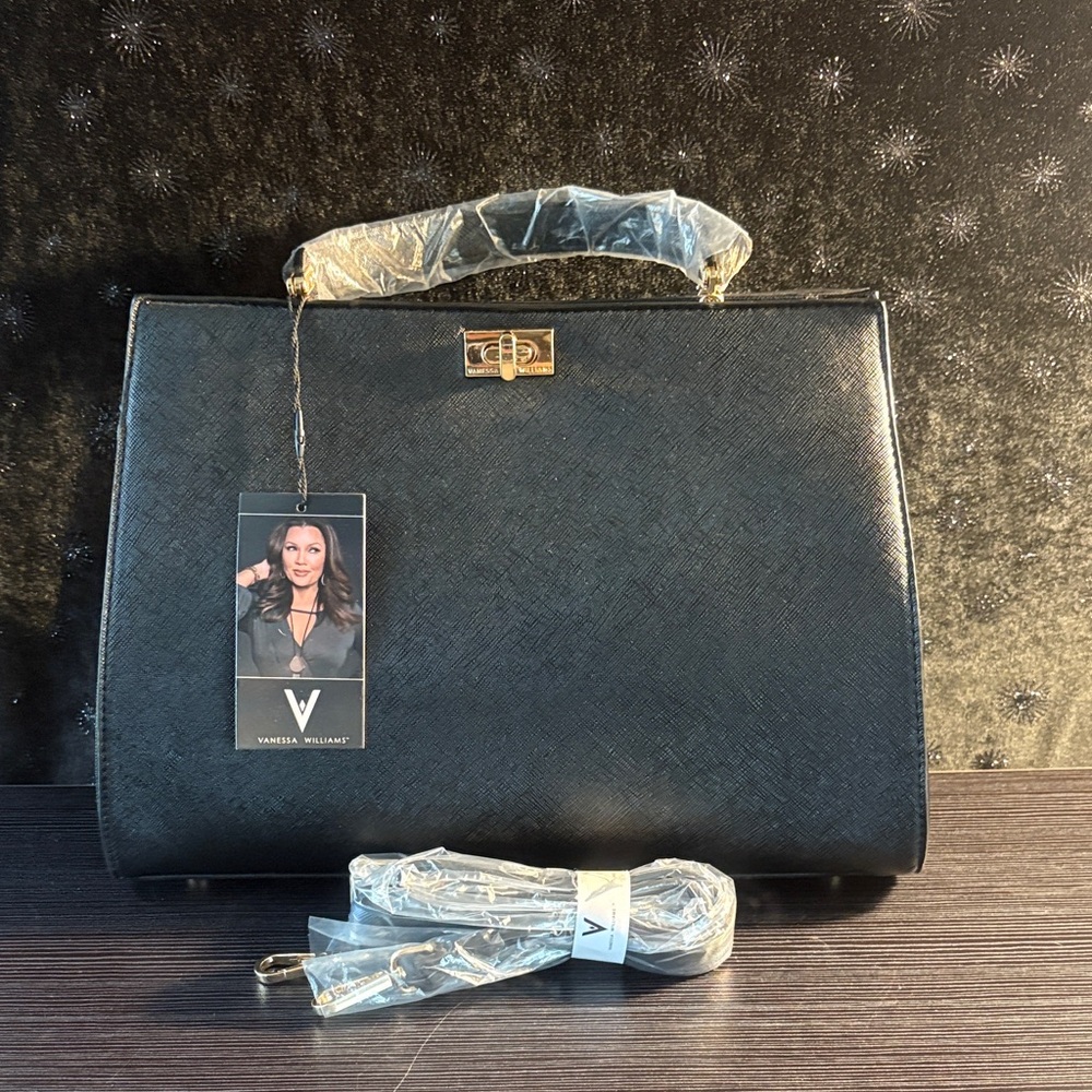 Brand New Vanessa Williams Black Women's Top-Handle Bag